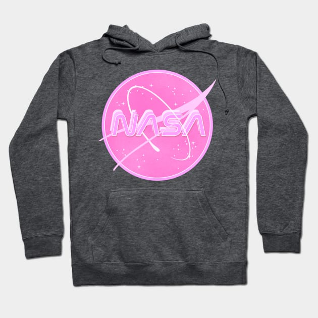 Pink Nasa Hoodie by Emily Zigo